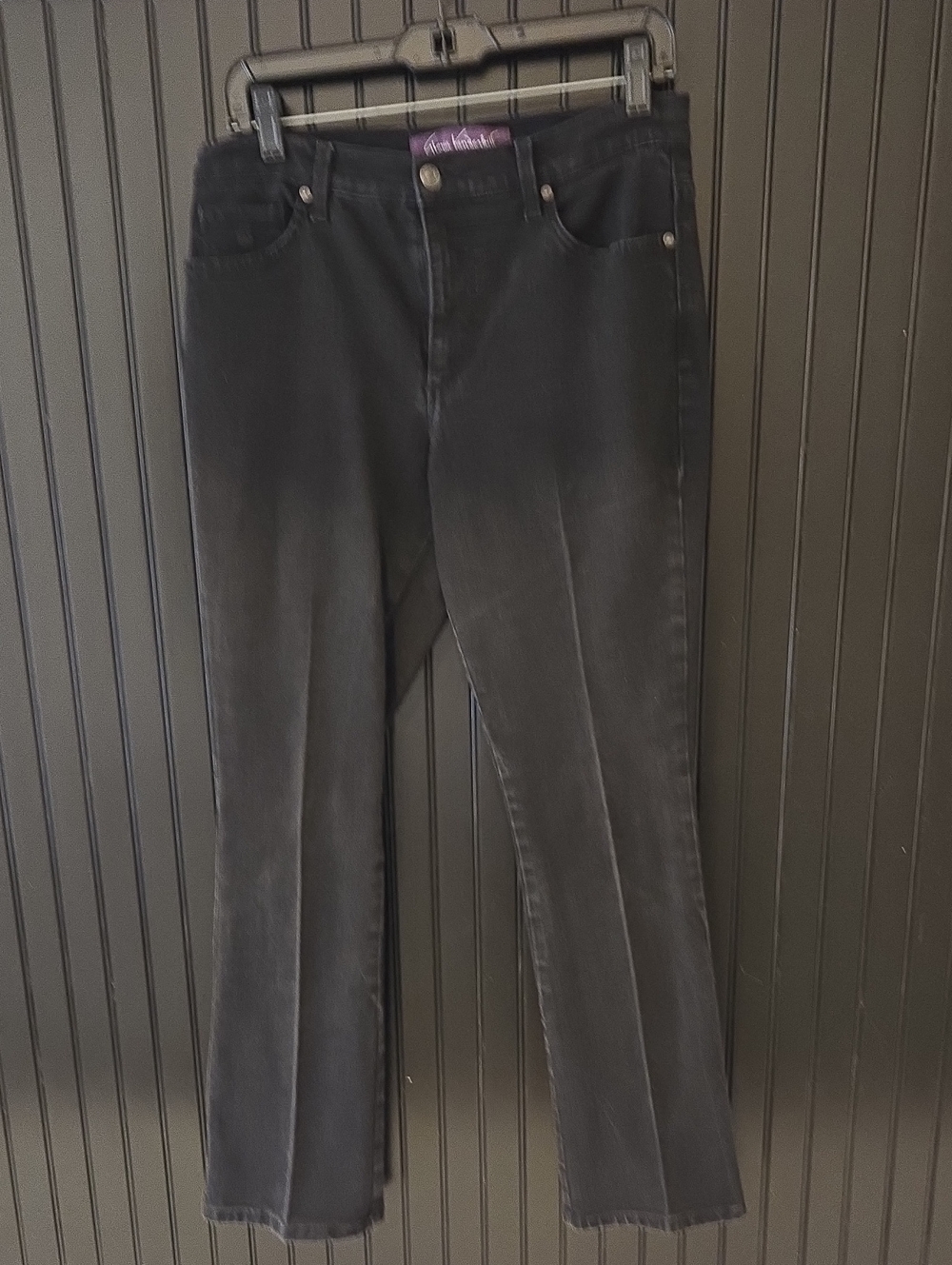 Gloria Vanderbilt Black Wide Leg Jeans